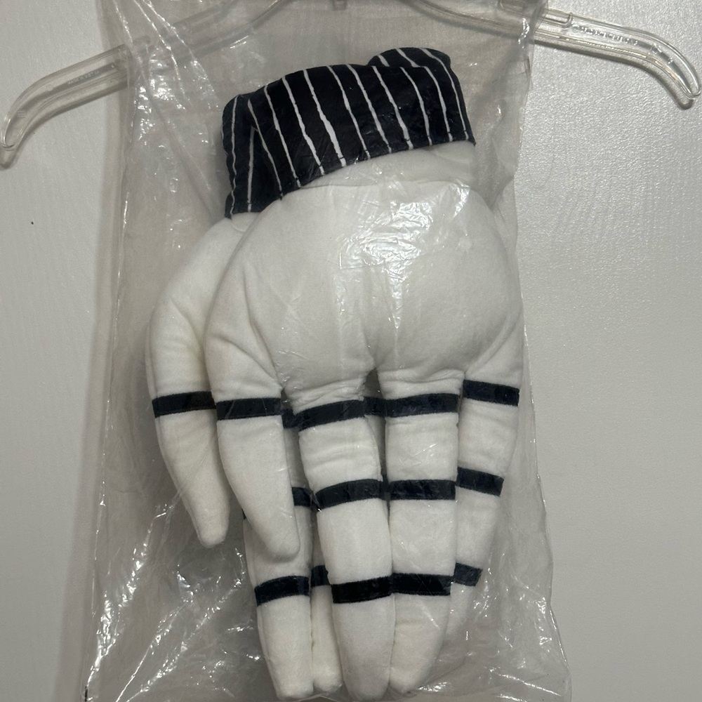 Disney Parks Nightmare Before Christmas Jack Skellington Plush Hands Adult